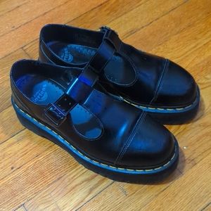 dr martens bethan quad mary jane platform loafers